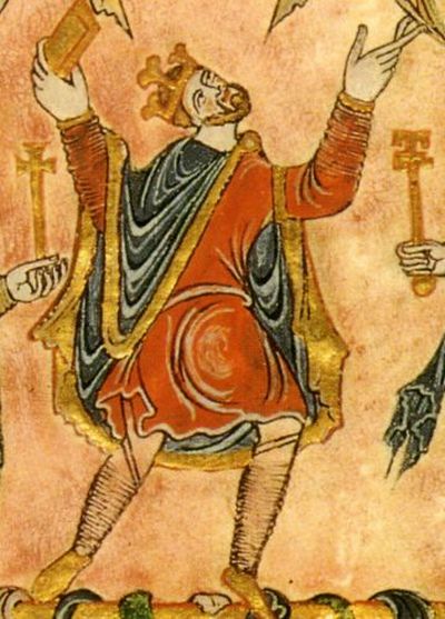A contemporary depiction of King Edgar
