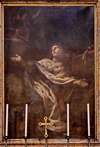 Daniel Seiters altar piece in Cappella di San Canute in Rome