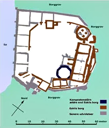 Søborg Slot grundplan