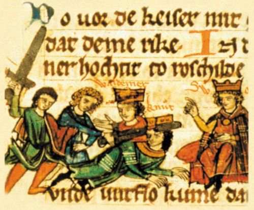 Blodgildet i Roskilde i gammelt håndskrift
