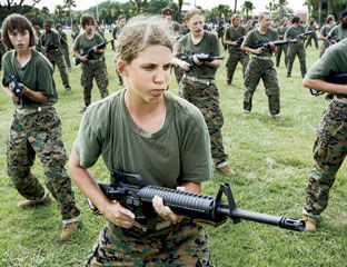 Kvindelige soldater