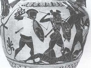 Den Peleponesiske Krig p grsk vase