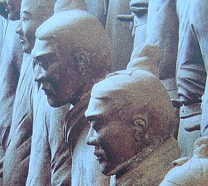 Some of the Terra Cotta soldiers look rather Indo-European