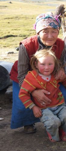 Lyshret lille pige fra Mongoliet 1