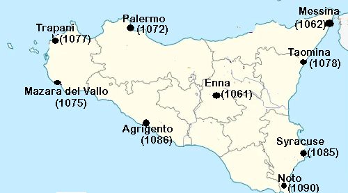 Det tog 30 r for Normannerne at underlgge sig hele Sicilien