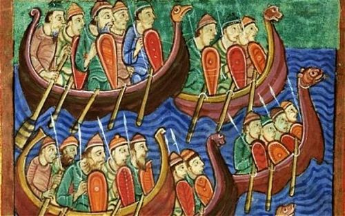 The Viking invasion of England under Hinguar and Hubba