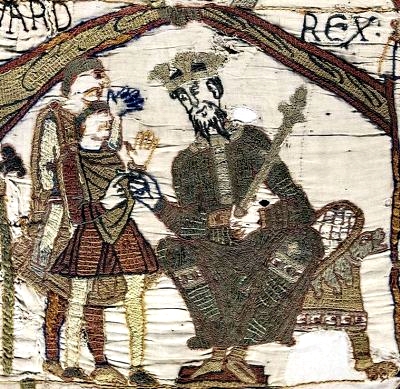 Edward the Confessor on the Bayeux tapestry