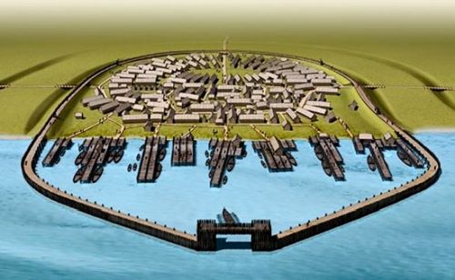 Graphic reconstruction of Jomsborg