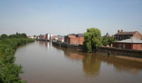 Floden Trent, som løber igennem Gainsborough
