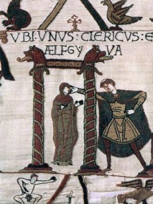The mysterious woman on the Bayeux Tapestry