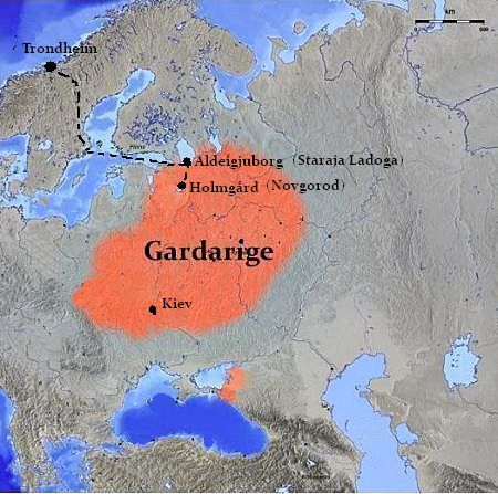 Gardar around the year 900