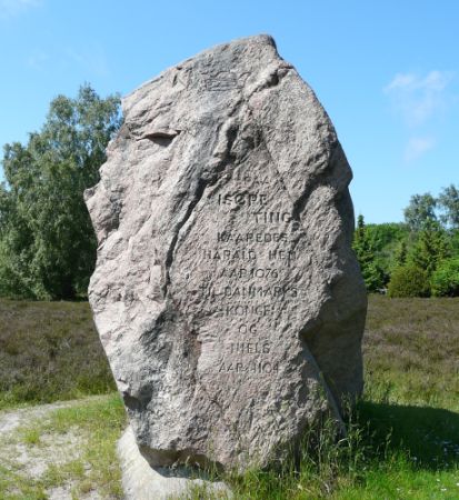 The king stone at Isøre