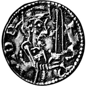 Coin issued by Harald Hen