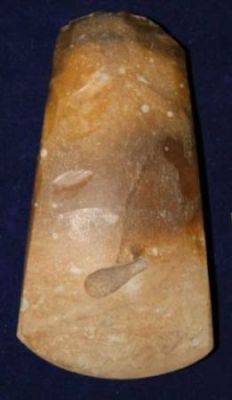 Pointed-necked stone ax from early
Neolithic