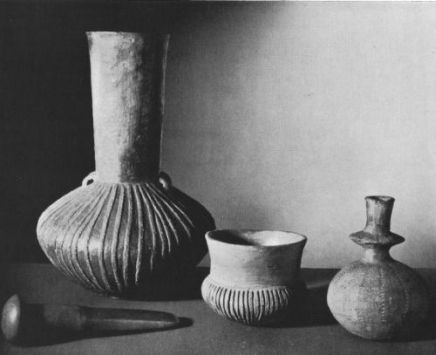 Eksempler på Tragtbæger-kulturens keramik