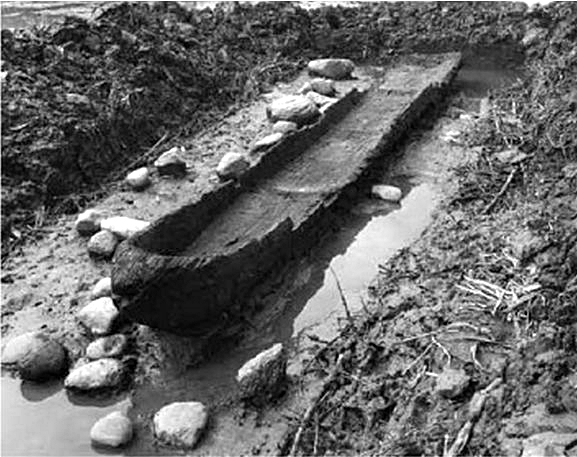 Bronze Age dugout from 
Vestersø