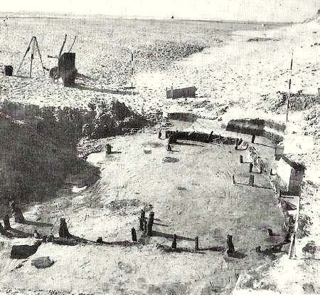 Udgravning af jernalderhus ved Klegod på Holmslands Klit