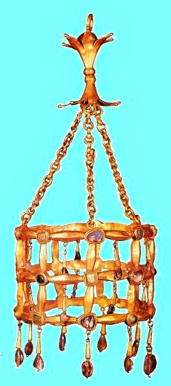 Krone fra kong Recceswinth's tid fundet i Guarranzar nær Toledo