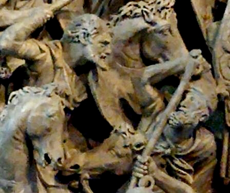 Battle scene on the Portonaccio sarcophagus