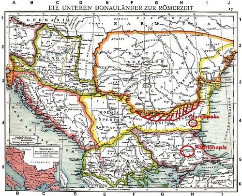 The lower Donau provinces  in Roman times