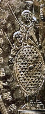 Detalje af Theodosius' Missorium