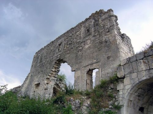 Ruinerne af den Gotiske fæstning Mankup på Krim