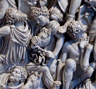 Motive from the Ludovisi sarcophagus