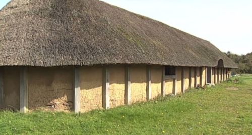 Reconstructed Iron Age house
from Hjemsted Oldtidspark