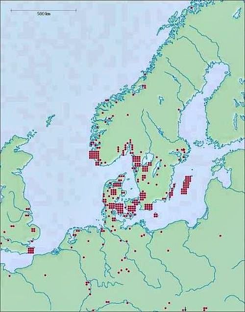 Fund af guldbrakteater i Nord Europa