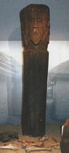 Typical Slawic god, most likely Svantevit