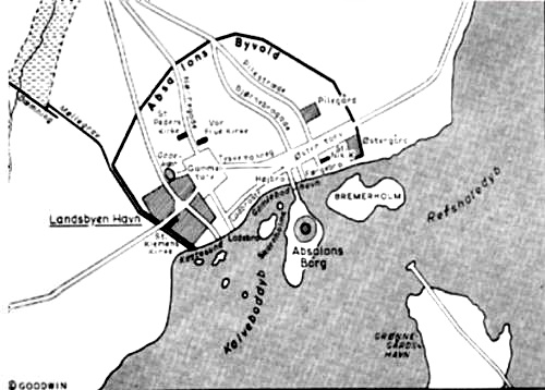 Absalon's castle and the fortification of Copenhagen in the Middle Ages