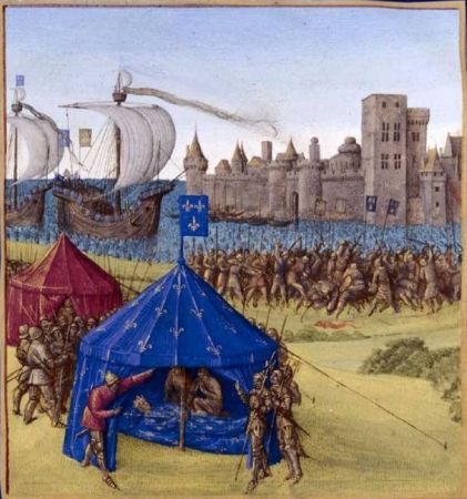 Ludvig 9's dÃ¸d under belejringen af Tunis  
