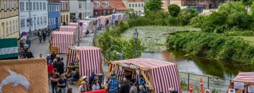 Middelaldermarked i Nyborg under Danehoffestival i 2019