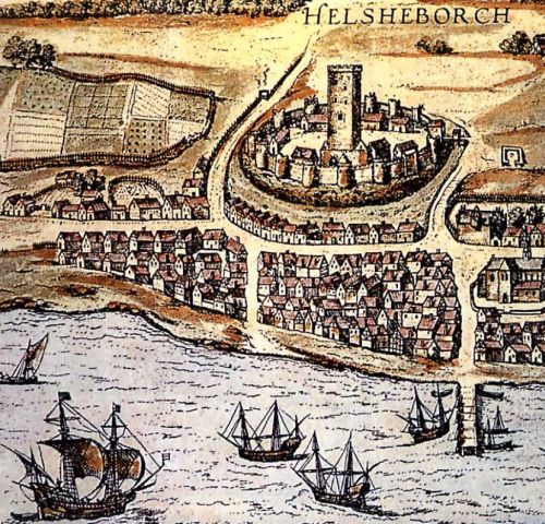 Helsingborg Slot og KÃ¤rnan omkring 1580