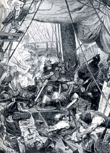 Simon of Utrecht besejrer piraterne i slaget ved Helgoland i 1401