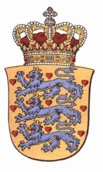 The three lions from the Danish coat of arms