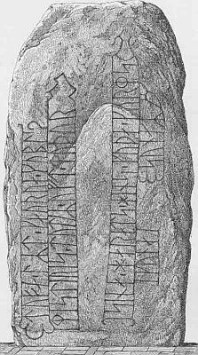 Runestone in Soender Vissing church