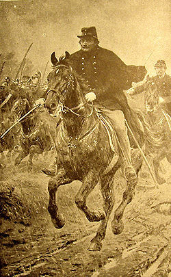 Colonel Schleppegrell in the battle of Isted, here he was killed in action.