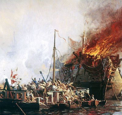 The battle of Copenhagen - 1
