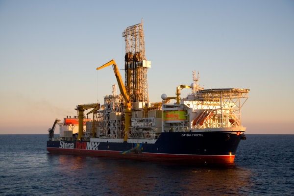 The drilling ship Stena Forth