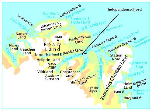 Peary Land with Indenpendence Fjord