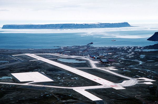 The American Thule Air Base in North Greenland