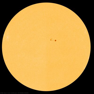 The sun on 8. of June 2013
