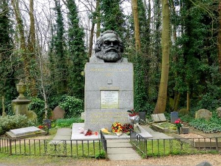 Marx'ss grave in London