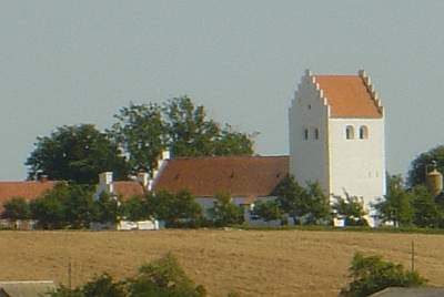 Stubberup Village church on Hindsholm of the island of Funen