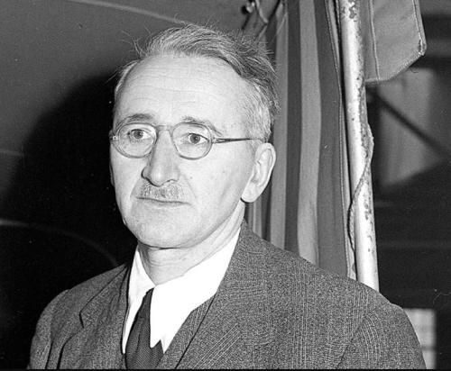 Karl Hayek 1899-1992 photographed when he won the Nobel Prize in Economics in 1974