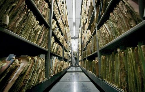 Secret files from the seventies - to day every thing is done much easier by computers