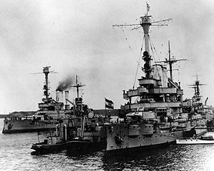 Slagskibet Schleswig-Holstein indledte den 2. verdenskrig  ved at beskyde polske tropper i Danzig d. 1. September 1939