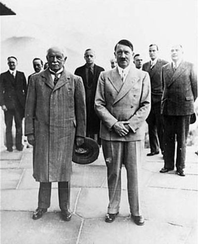 David Lloyd George and Adolf Hitler