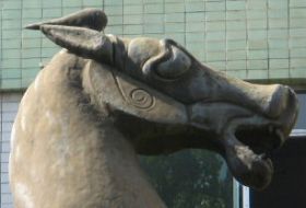 Hovedet af Hesten fra Gansu